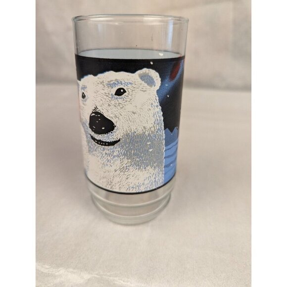Coca‎ Cola Coke Always Cool Polar Bear 16 Ounces Cooler Tumbler Glass - Picture 5 of 11